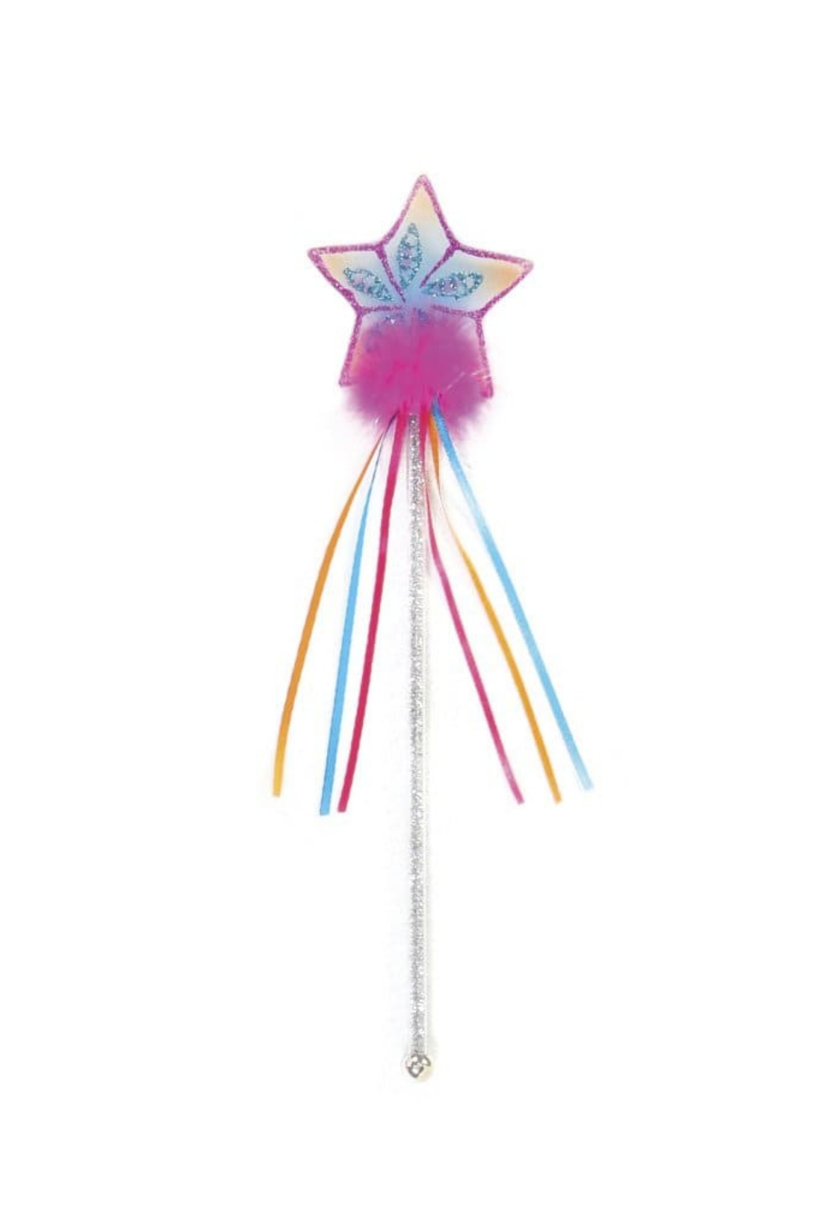 Glitter Rainbow Wand, Fuchsia