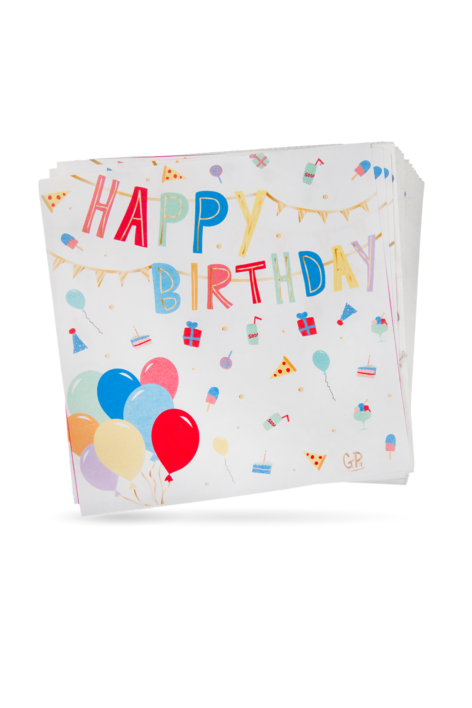 Napkins - Happy Birthday (20 pcs)