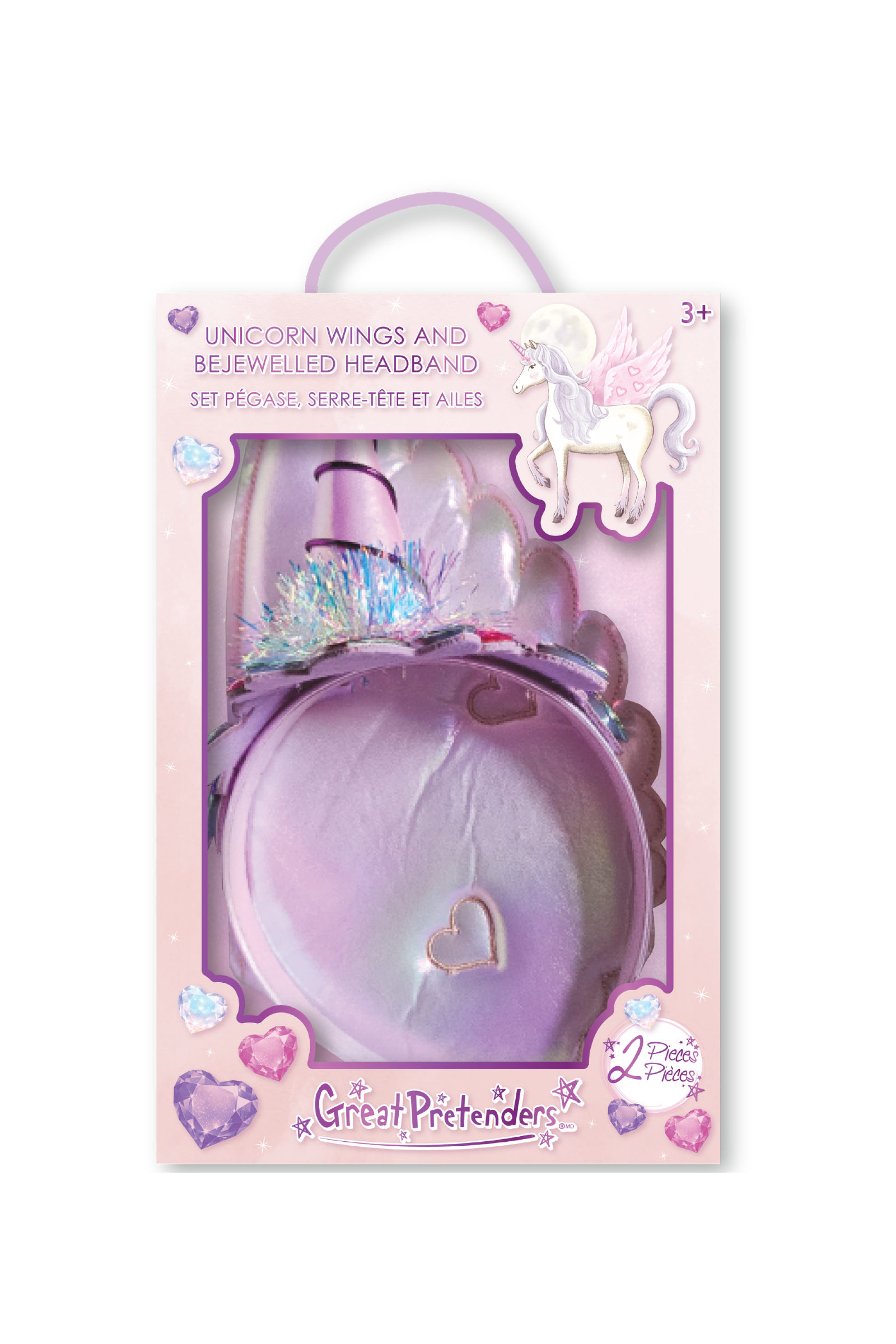 Moonbeam Alicorn Headband with Wings Set (2 pcs)