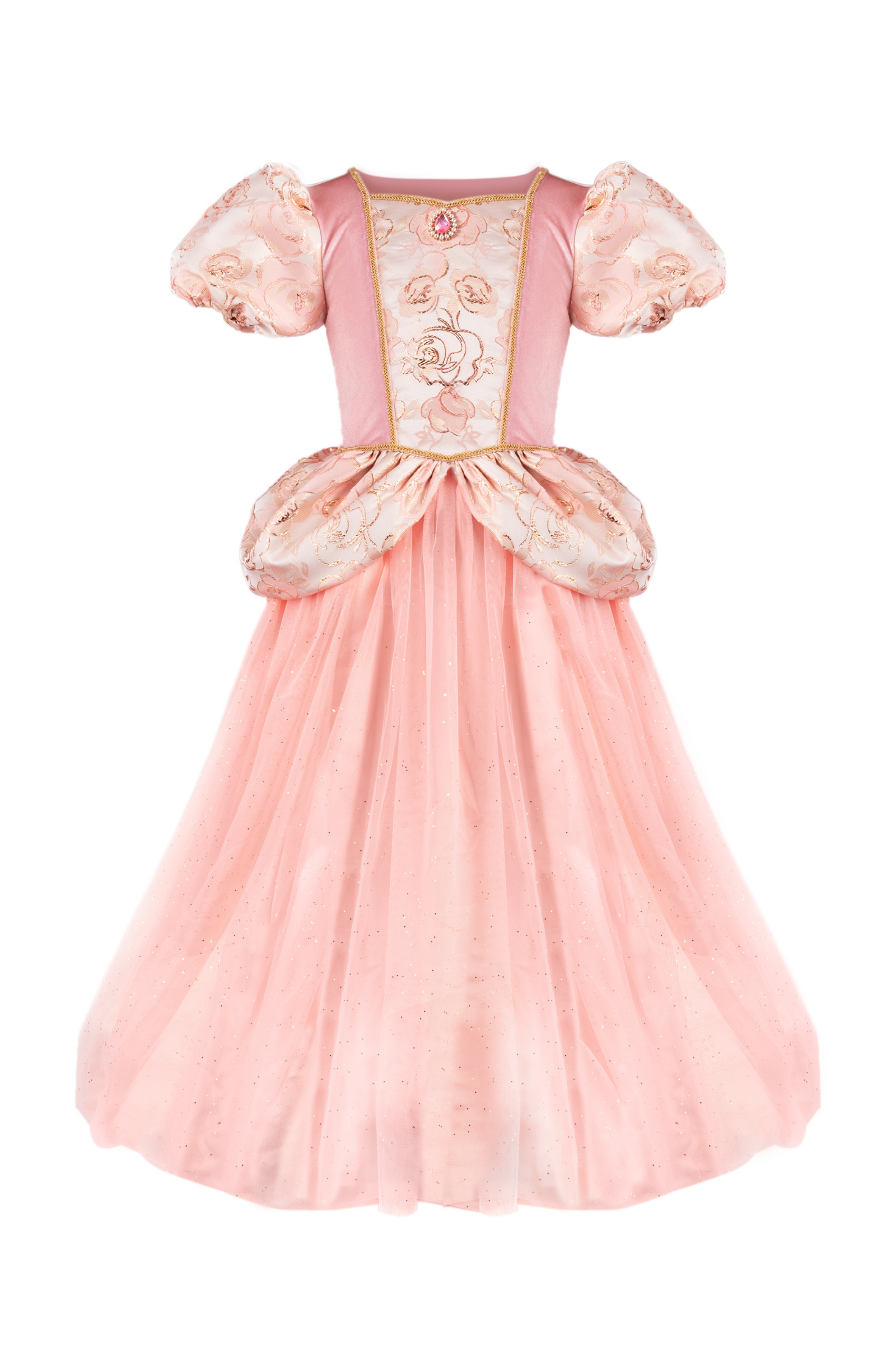 Penelope Brokatkleid, Dusty Rose