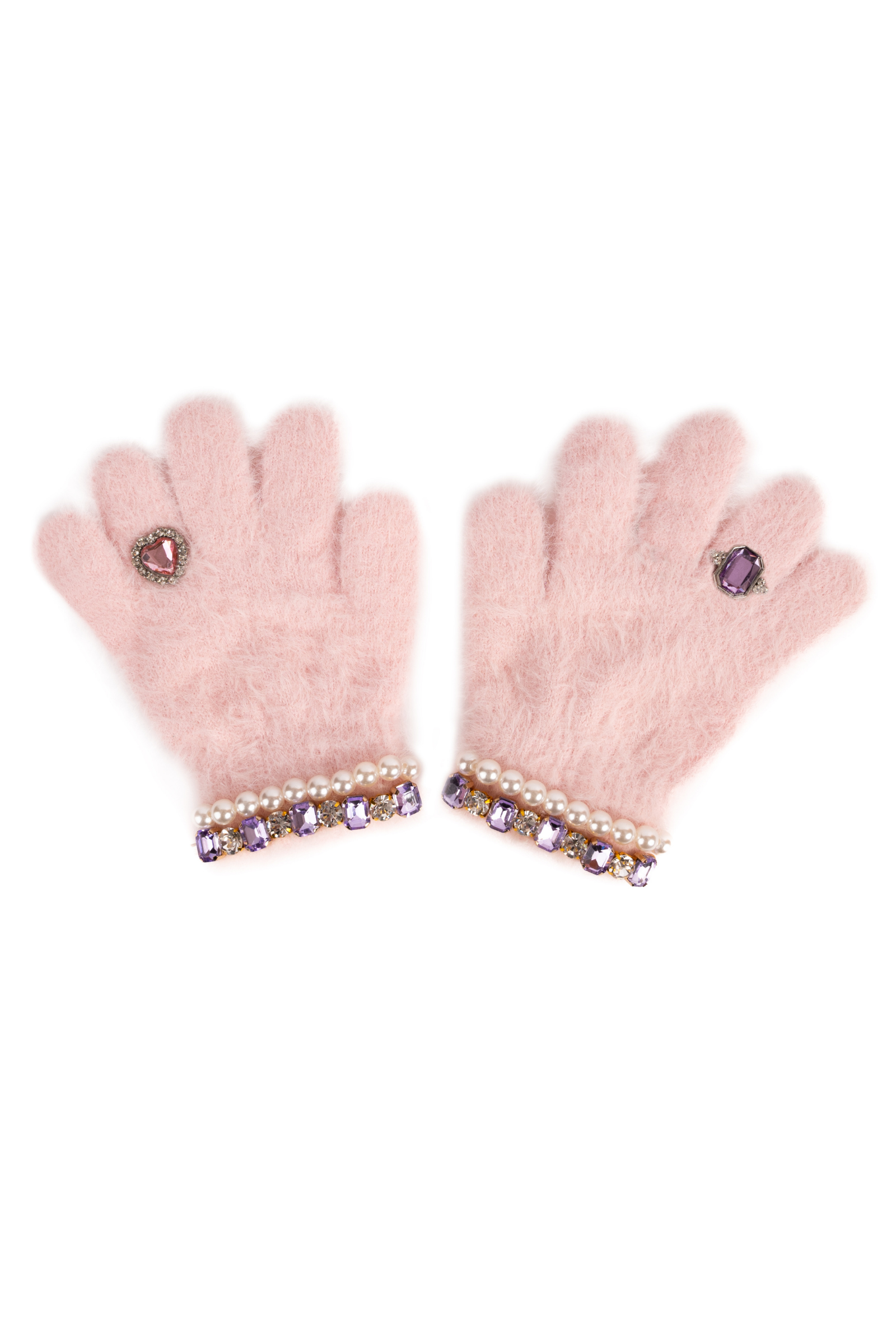 Boujee Bijou Gloves, Light Pink (1 pair)