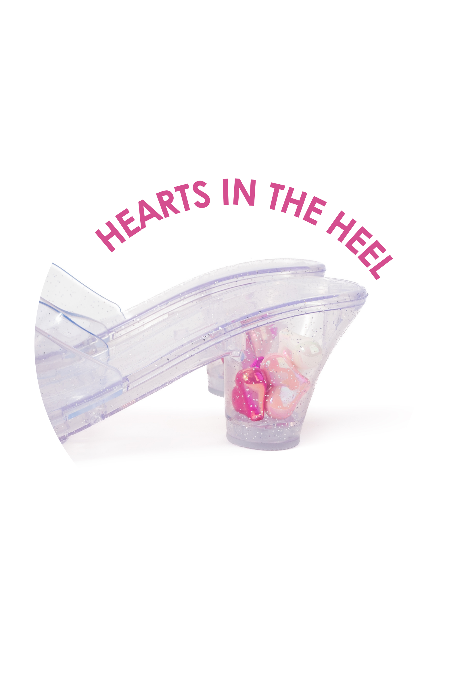 Reigning Beauty High Heels (1 pair), Pink, ONE SIZE 29-30