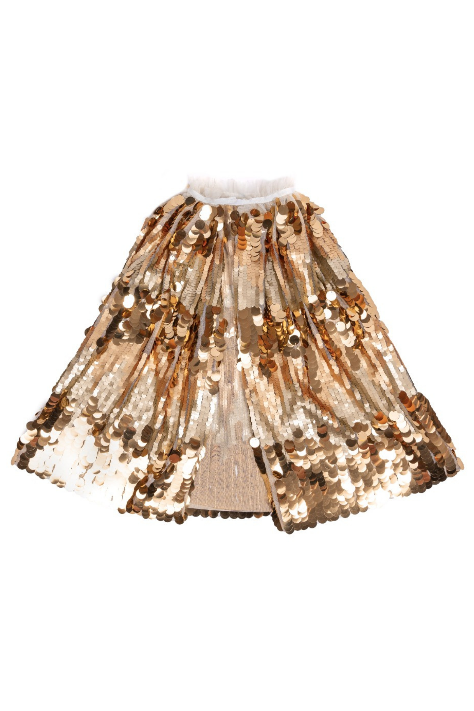Der 5th Avenue Pailletten-Cape, Gold