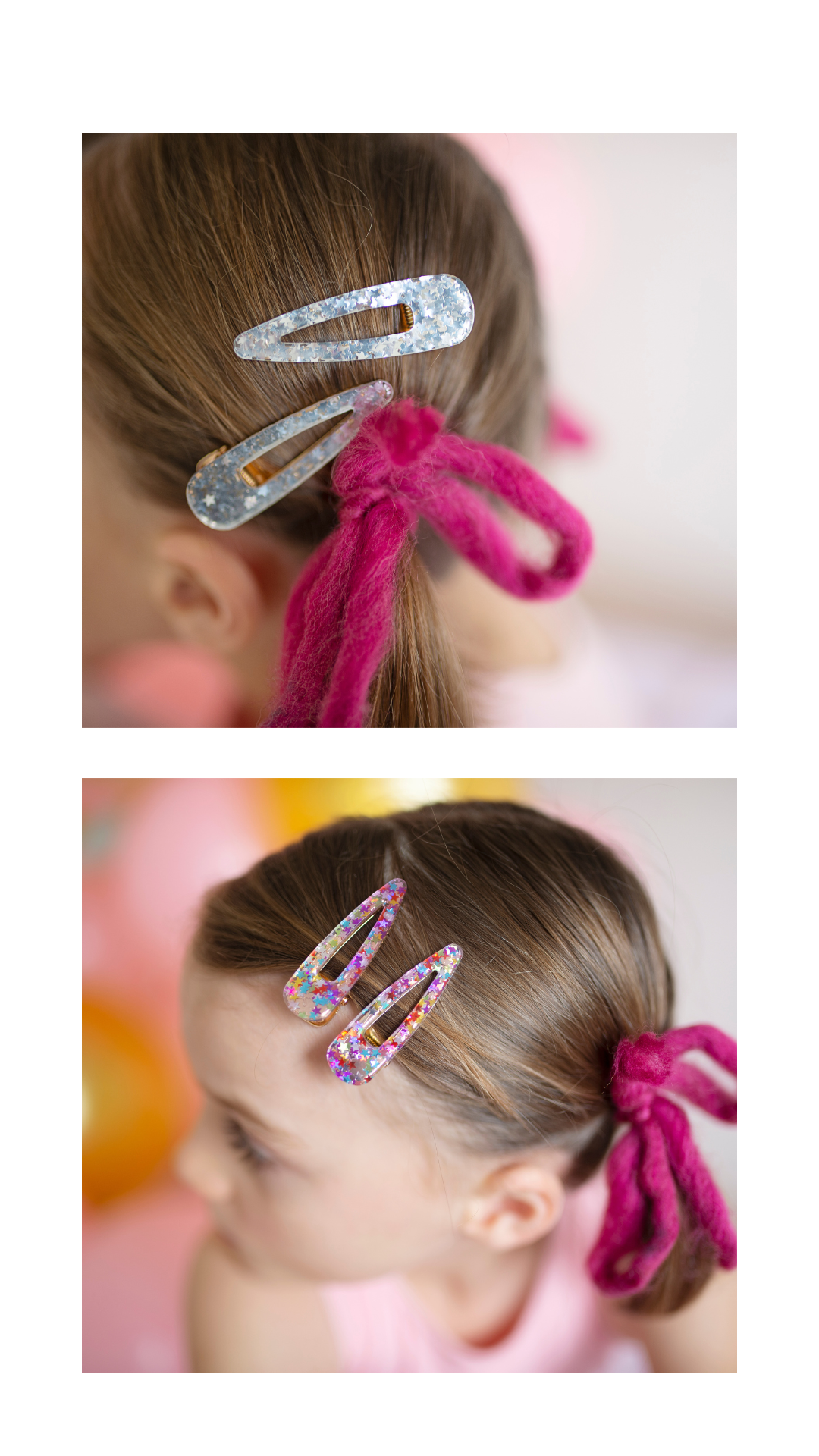 Boutique Gel Sparkle Hairclips