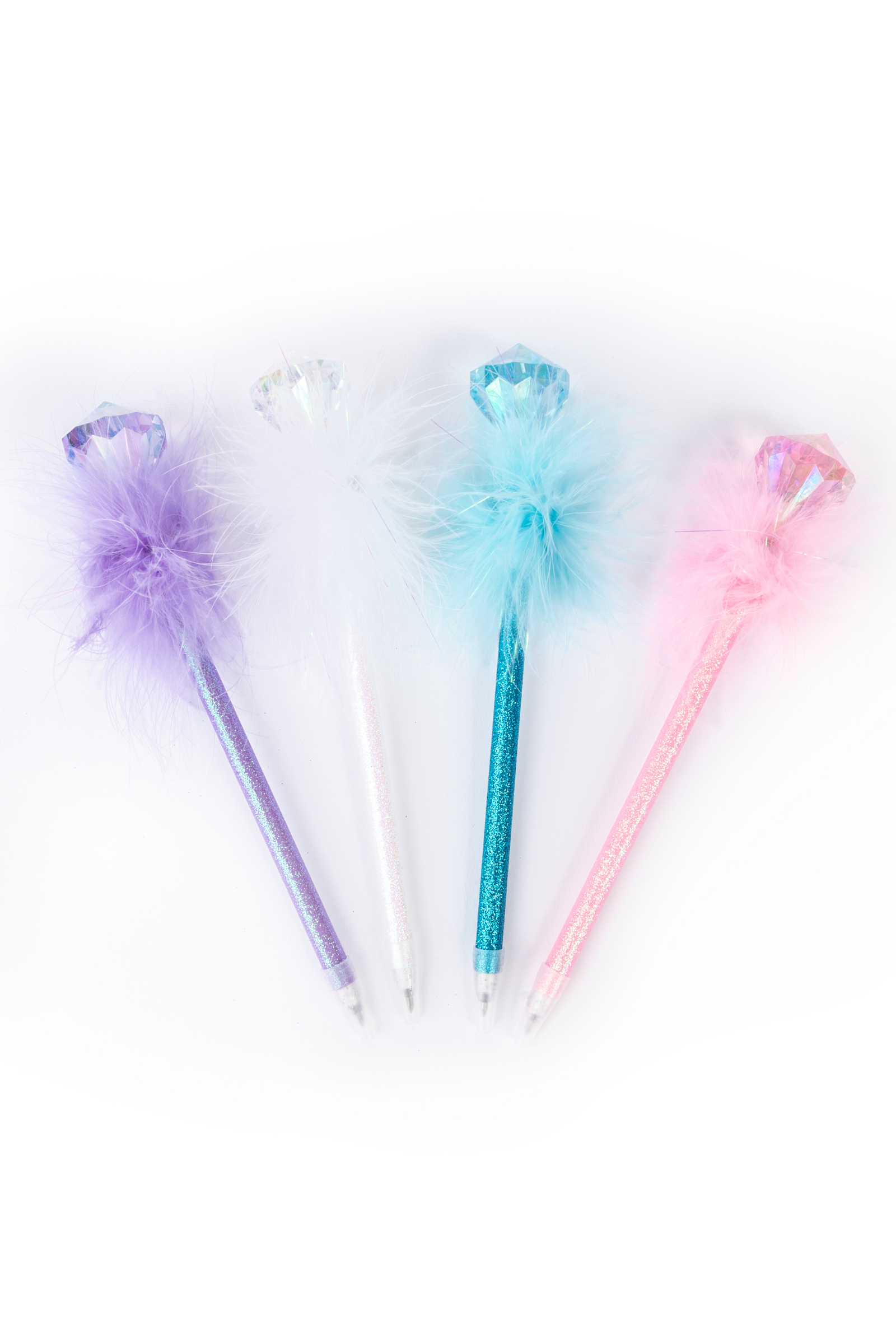 Diamond Gem Fluffy Pens