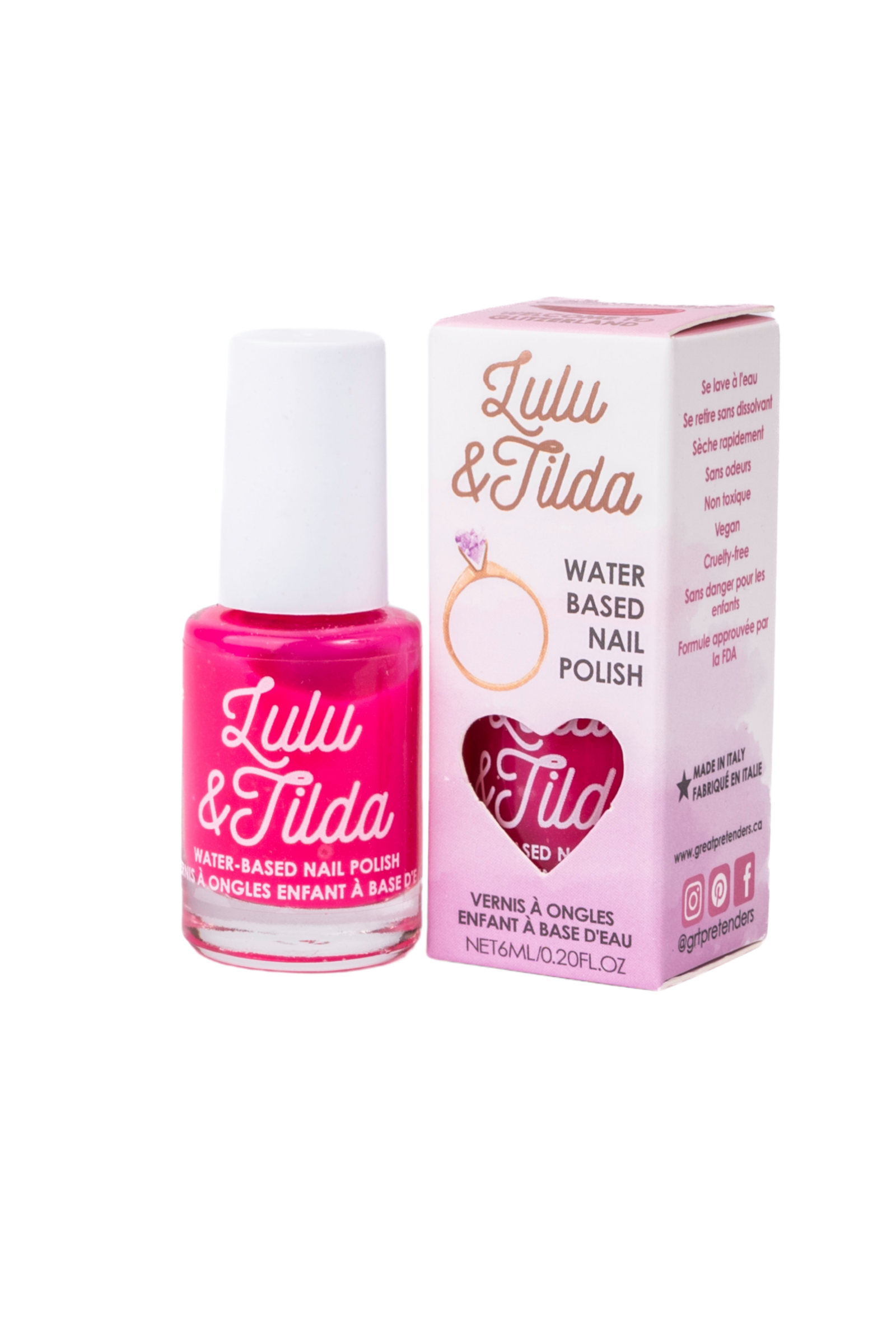 Abwaschbarer Nagellack