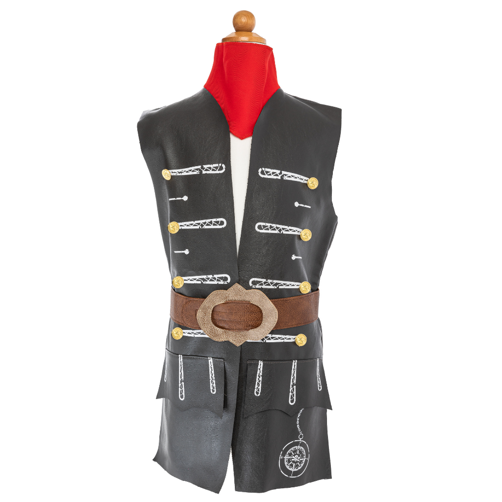 Skully Pirate Vest, Belt & Scarf