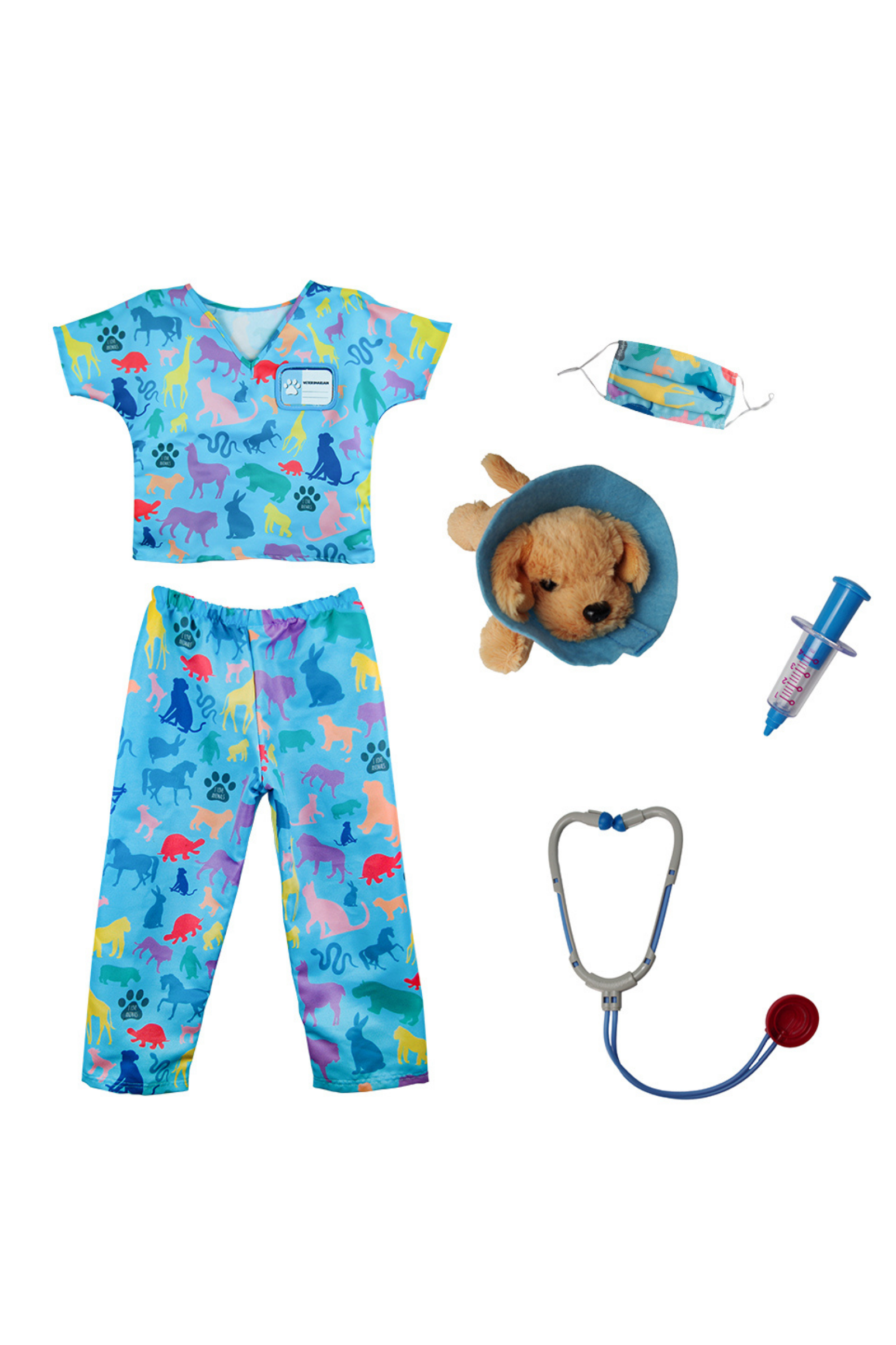 Veterinarian Scrubs with Accessories